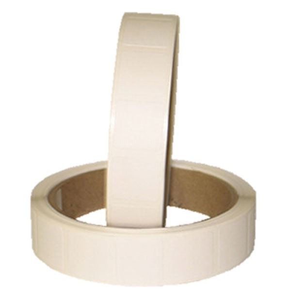 NATIONAL TARGET 1" SQUARE WHITE PASTERS 1000/ROLL