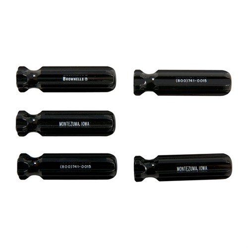 BROWNELLS MOLDED PLASTIC TOOL HANDLE L2 MODEL BLACK 6 PACK