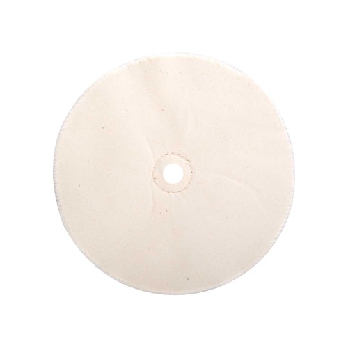 Brownells Muslin Polishing Wheel Loose 6" X 20-PLY 1/2" Arbor