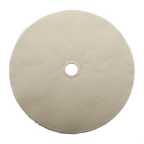 BROWNELLS MUSLIN POLISHING WHEEL LOOSE 10" X 20-PLY 1" ARBOR