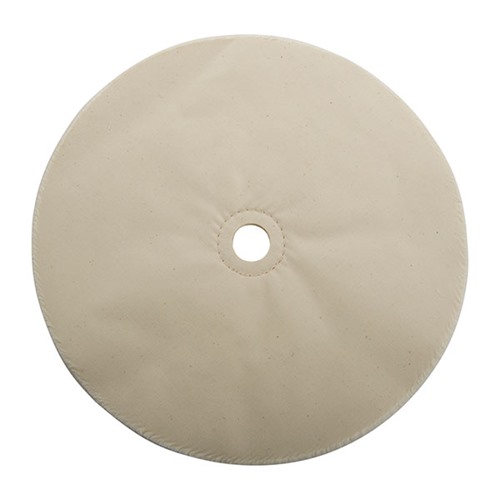 BROWNELLS MUSLIN POLISHING WHEEL LOOSE 10'' X 20-PLY 7/8'' ARBOR