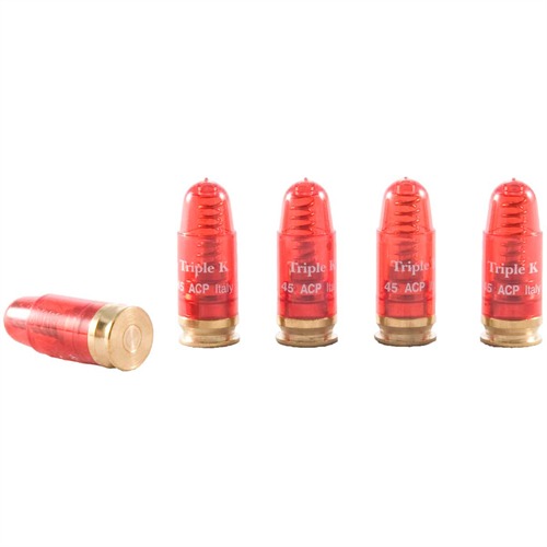 Triple-K A806 .45 ACP Deluxe Snap Caps, 5-Pack Dummy Rounds