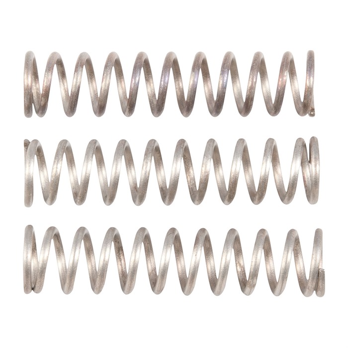 Brownells AR-15 Rear Sight Elevation Knob Spring Silver 3 Pack