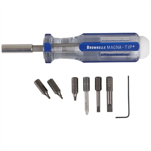 BROWNELLS MAGNA-TIP 8 PIECE SCREWDRIVER SET FOR 1911 COMM/GOV'T/OFFC