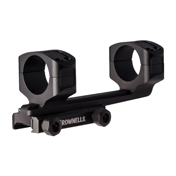 Brownell's AR-Style 30mm Cantilever Scope Mount, Black Matte Finish, Lightweight Aluminum, AR-15 Rifle Compatible