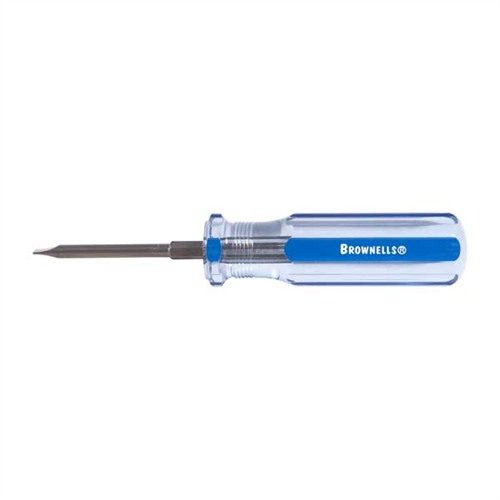 BROWNELLS FIXED BLADE SCREWDRIVER #8 .21 SHANK .040 BLADE THICKNESS
