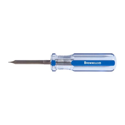 BROWNELLS FIXED BLADE SCREWDRIVER #9 .24 SHANK .030 BLADE THICKNESS
