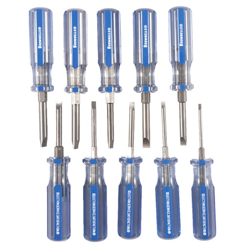 Brownells Complete Fixed-Blade Screwdriver Set