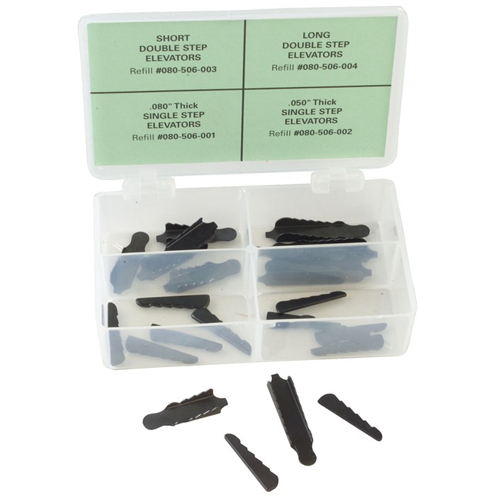 BROWNELLS RIFLE REAR SIGHT ELEVATOR KIT BLACK