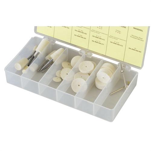 Brownells Felt Bob Polishing Kit 050806105508