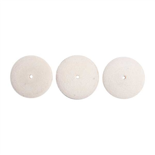 Brownells Unmounted Felt Bob Knife 1" 3 Pack