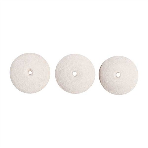 Brownells Unmounted Felt Bob Knife 5/8" 3 Pack