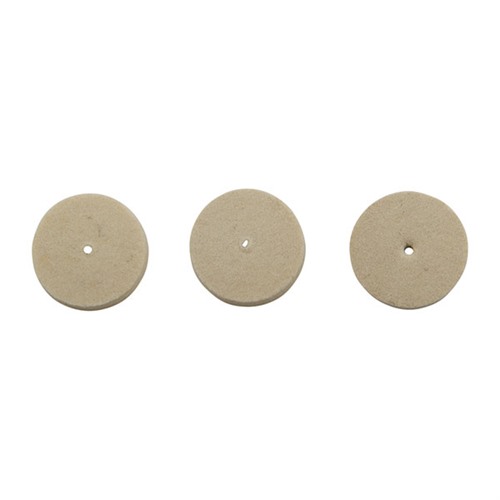 Brownells Unmounted Felt Bob Square 1"X1/4" 3 Pack
