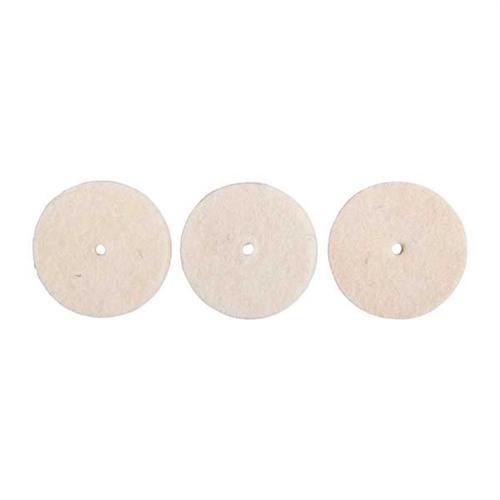 Brownells Unmounted Felt Bob Square 1"X1/8" 3 Pack