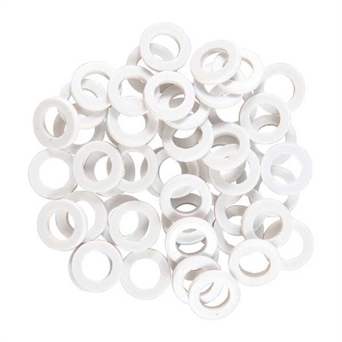 UNCLE MIKES SWIVEL STUD SPACERS WHITE 50 PACK