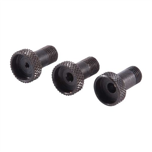 Brownells RIFLE 3/8" LONGER SHANK APERTURE PEEP BLACK 3 PACK