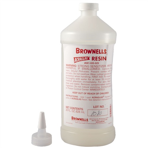 Brownells Acraglas 050806101197 Resin & Hardener 28 oz