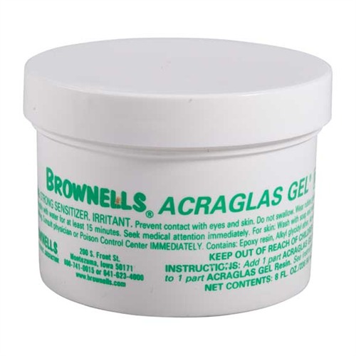 Brownells Acraglas Gel Resin and Hardener - High Quality Craftsmanship