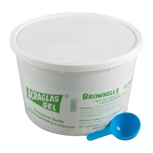Brownells Acraglas Gel Hardener 64 oz Resin & Hardener