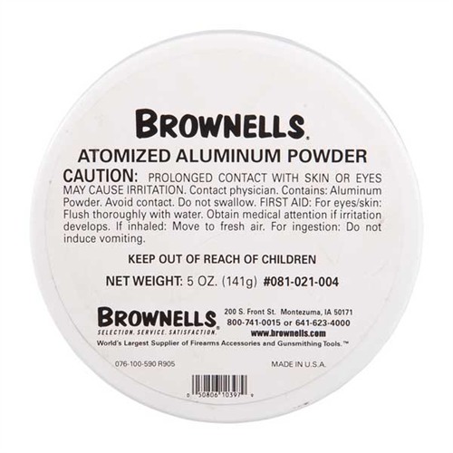Brownells E10000001 Atomized Aluminum Powder 5oz