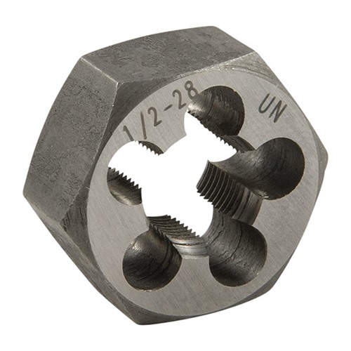 Brownells DWTSH1/2-28 Carbon Steel Hex Die 1/2-28 AR-15/M16