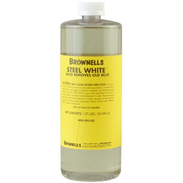 Brownells Steel White 050806104235 Rust & Blue Remover, 1 Quart (32oz)