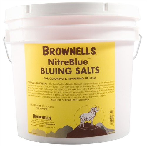 Brownells NitreBlue Bluing Salts 10lbs Bucket
