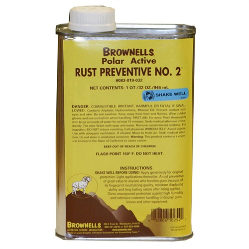 Brownells Rust Preventive No. 2 32oz 050806102545