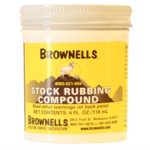 Brownells Original Stock Rubbing Compound 4oz 050806101838