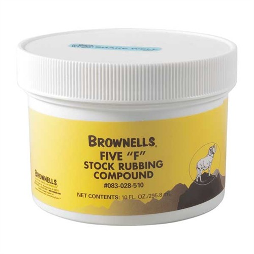 Brownells Five "F" Stock Rubbing Compound 10oz