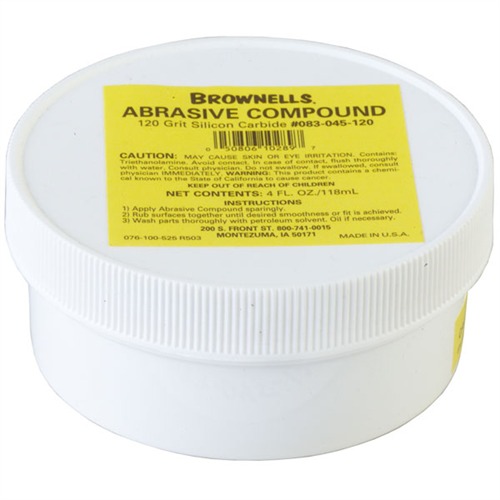 Brownells 120 Grit Silicon Carbide Abrasive Compound - Brownells