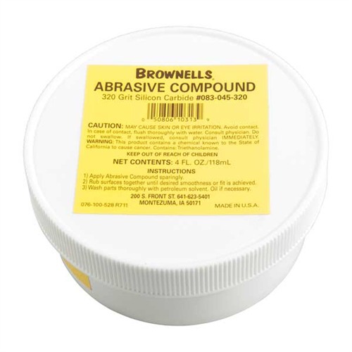 Brownells 050806103139 Silicon Carbide Abrasive Compound 320 Grit