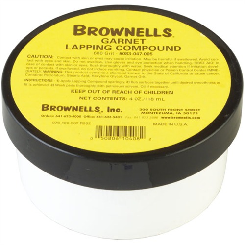Brownells B5562CT Garnet Lapping Compound 600 Grit