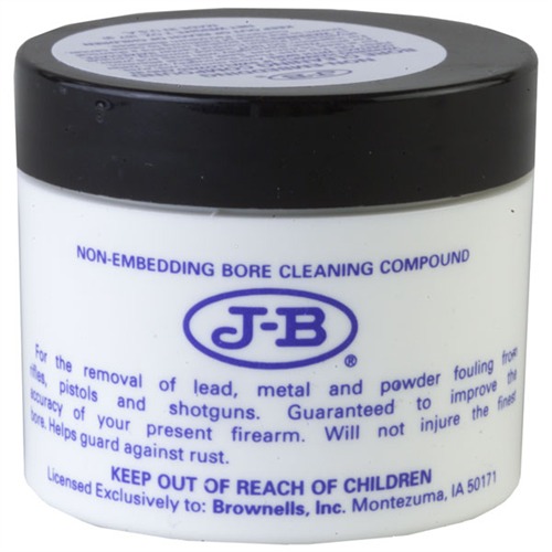 Brownells J-B Bore Cleaning Compound 2 Oz Non-Embedding Formula - Crow Shooting Supply