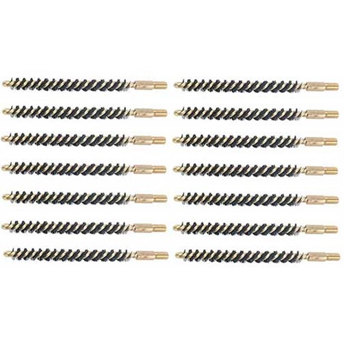 BROWNELLS HEAVY WEIGHT NYLON RIFLE BRUSH 22 CALIBER CENTERFIRE 12 PACK