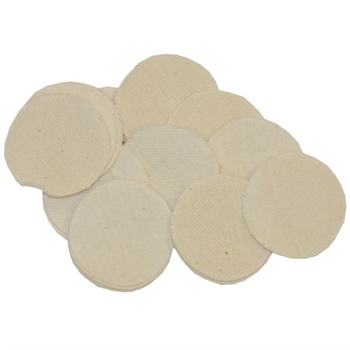 BROWNELLS HEAVY DUTY COTTON ROUND PATCHES 2"/.40-.50 CAL 1000 PACK