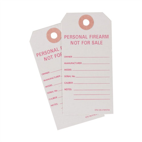 Brownells Batf Personal Firearm Tags 25 Pack - Brownells