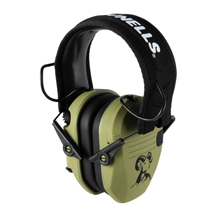 Brownells GWP-RSEM-BRWM 3.0 Premium Electronic Ear Muffs Green