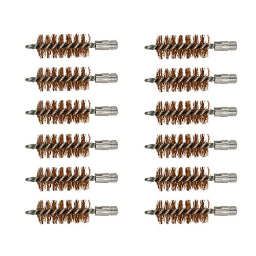 BROWNELLS DOUBLE-TUFF BRONZE SHOTGUN BRUSH 16 GAUGE 12 PACK