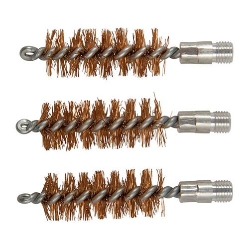 Brownells Double-Tuff Bronze Shotgun Brush 28 Gauge 3 Pack