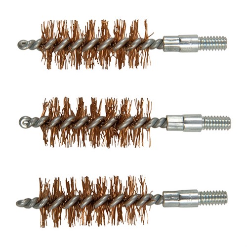 Brownells Double-Tuff Bronze Pistol Brush 50 Caliber 3 Pack