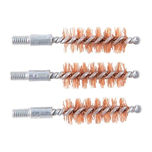 Brownells Double-Tuff Bronze Pistol Brush 10MM/40 Caliber 3 Pack