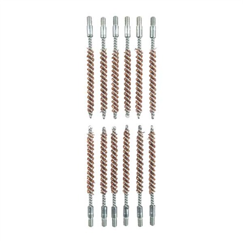 BROWNELLS 22 CALIBER DOUBLE-TUFF BRONZE RIMFIRE RIFLE BRUSH 12/PACK