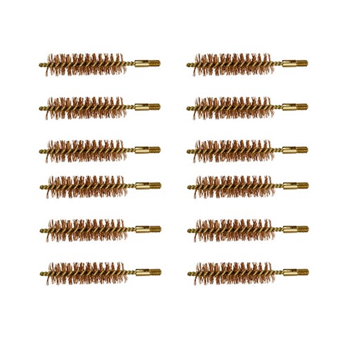 BROWNELLS DOUBLE-TUFF BRONZE RIFLE BRUSH 54 CALIBER 12 PACK
