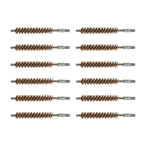 BROWNELLS DOUBLE-TUFF BRONZE RIFLE BRUSH 8MM 12 PACK