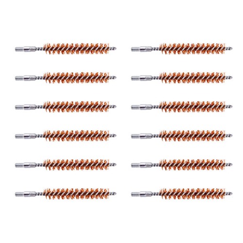 BROWNELLS DOUBLE-TUFF BRONZE RIFLE BRUSH 338 CALIBER 12 PACK