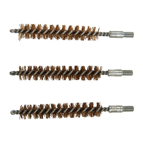 Brownells Double-Tuff Bronze Rifle Brush 375 Caliber 3 Pack
