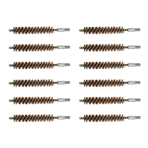 BROWNELLS DOUBLE-TUFF BRONZE RIFLE BRUSH 375 CALIBER 12 PACK