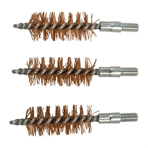 Brownells Double-Tuff Bronze Pistol Brush 475-480 Caliber 3 Pack