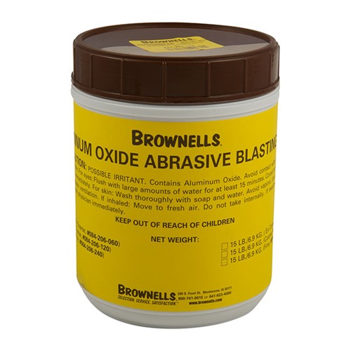 Brownells Aluminum Oxide Blasting Grit - High-Quality Abrasive Material - Brownells